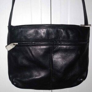 Wilson's Leather Black Crossbody/Shoulder Bag
